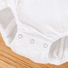 Shalofer Traje de primer cumpleaños para niña con diadema, White,
