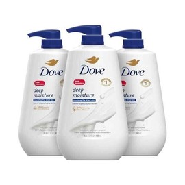 Unilever Dove Body Wash with Pump Deep Moisture for Dry Skin Moisturizing Skin Cleanser w