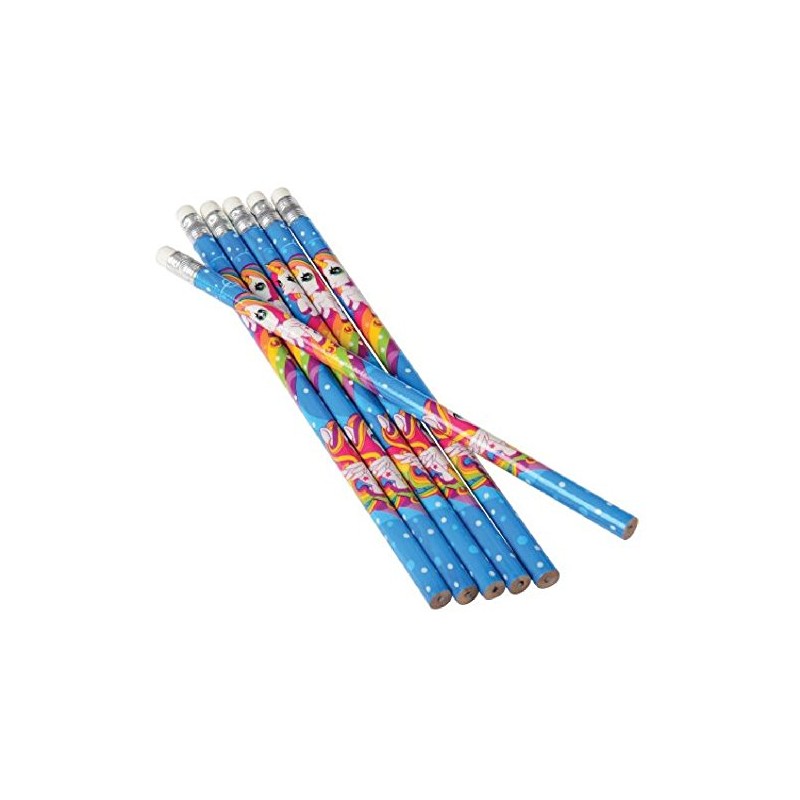 Unicorn Pencils - 12 Pack -Unicorn Party Supplies