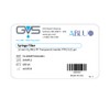 GVS Filter Technology, Syringe Filter, ABLUO, 13mm, PTFE Membrane, 0.22µm,