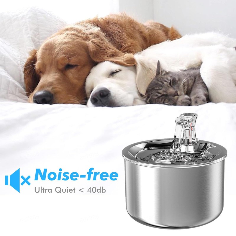 REUset Cat Drinking Fountains - Stainless Steel Cat Fountain Water