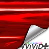 VViViD Holographic Chrome Red Vinyl Wrap DIY Air-Release Adhesive Film