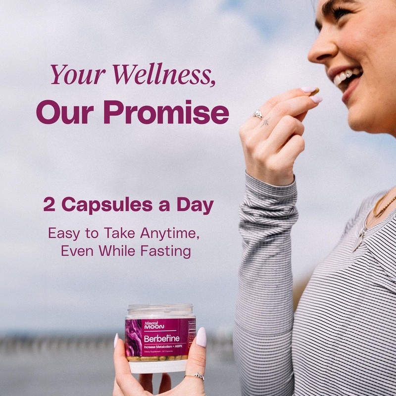 Mineral Moon Body Composition Berberine Supplement with Cissus Quadrangularis &