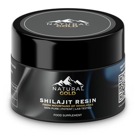 NATURAL GOLD Shilajit, Original Himalayan Shilajit Resin - Lab Tested Certified - Gold Grade - Pure, Rich in Fulvic Acid & 85+ Minerals (Pack of 1) Optimum Healthcare Fitness Edible Dietary Supplement