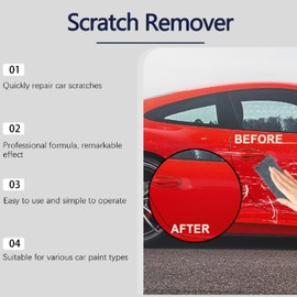 2024 Nano Sparkle Cloth Car Scratch Remover, Scratch Remover for Vehicles,Car Scratch Repair Paste Polishing Wax with Sponge for Car Surfaces,Magic Nano Cleaning Cloth for Car Scuff Removal(2Pcs)