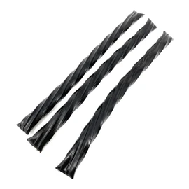 Menozzi De Rosa, Tortigloni Chewy Black Licorice Long Stick Cut w/ 3x Licorice Extract (2 Lbs)