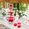 Nostalgia LPF230 3-Tier Lighted Party Fountain, Holds 1.5 Gallons, LED