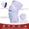 TUOY Pink Padded Compression Knee Pads Knee Protection Pad (1