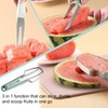 Bewinner 3-in-1 Watermelon Cutter Slicer Tool - Stainless Steel Watermelon