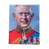 SAJAK King Charles III Coronation Commemorative Kitchen Tea Towel: The