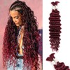 Human Braiding Hair Deep Water Wave 2 Bundles/Pack 50g 18
