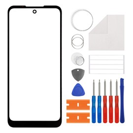 Duotipa Front Glass Panel for Motorola Moto G Power 2022,Front Glass Screen Replacement for XT2165 XT2165-5 XT2165DL XT2165-3 with Repair Tools Kit-No LCD Screen and Touch Digitizer
