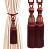 EleCharm 1 Pair Simple Elegant Curtain Cord Tie Drape Holdback