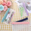 Pack of 4 20.5 x 10 cm Transparent Pencil Case