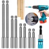 Prebarfun 9 PCS Magnetic Drill Bit Holder, 1/4 Inch Drill