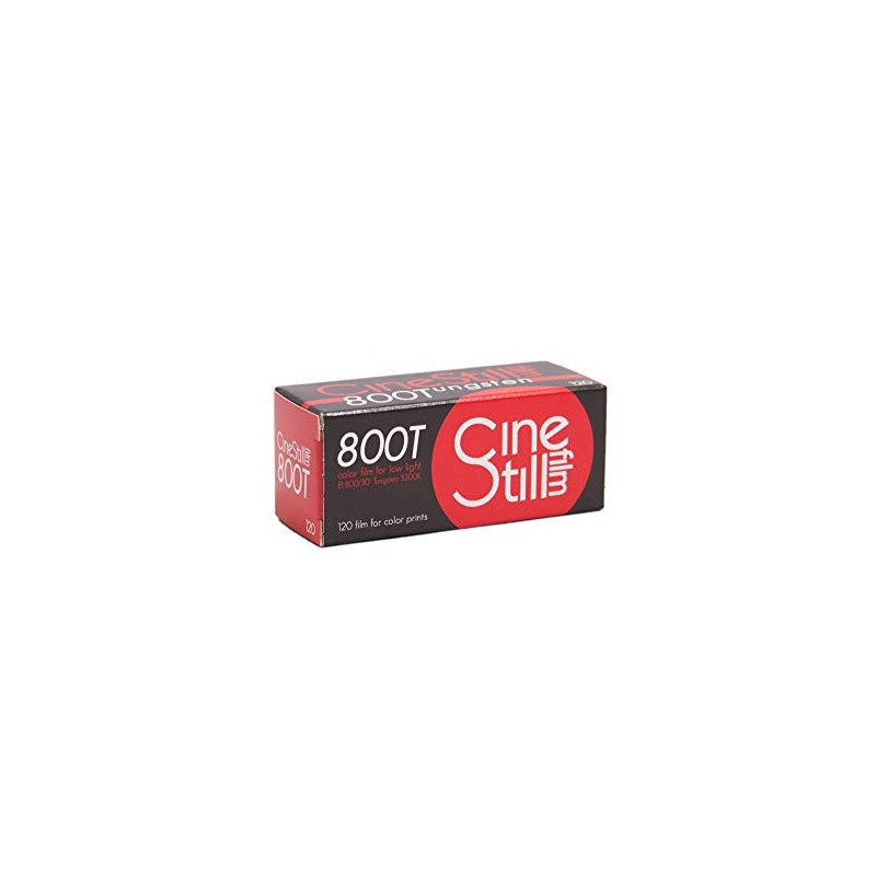 CineStill 800 Tungsten High Speed Colour Film 120mm Format (ISO