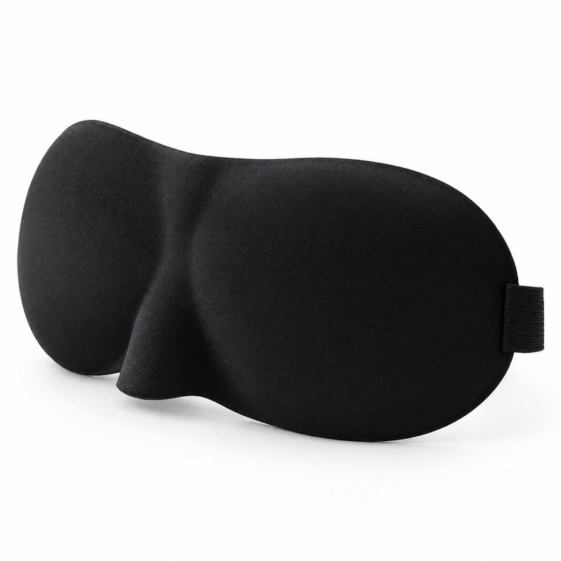 3D Contoured Sleep Mask – Light-Blocking Eye Mask for Sleeping