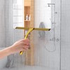 Shower Squeegee Set, 14-Inch Stainless Steel Squeegee, All-Purpose Squeegee for