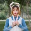 KESYOO Girls Hat Plush Hair Band Plush Hat Cap Ears