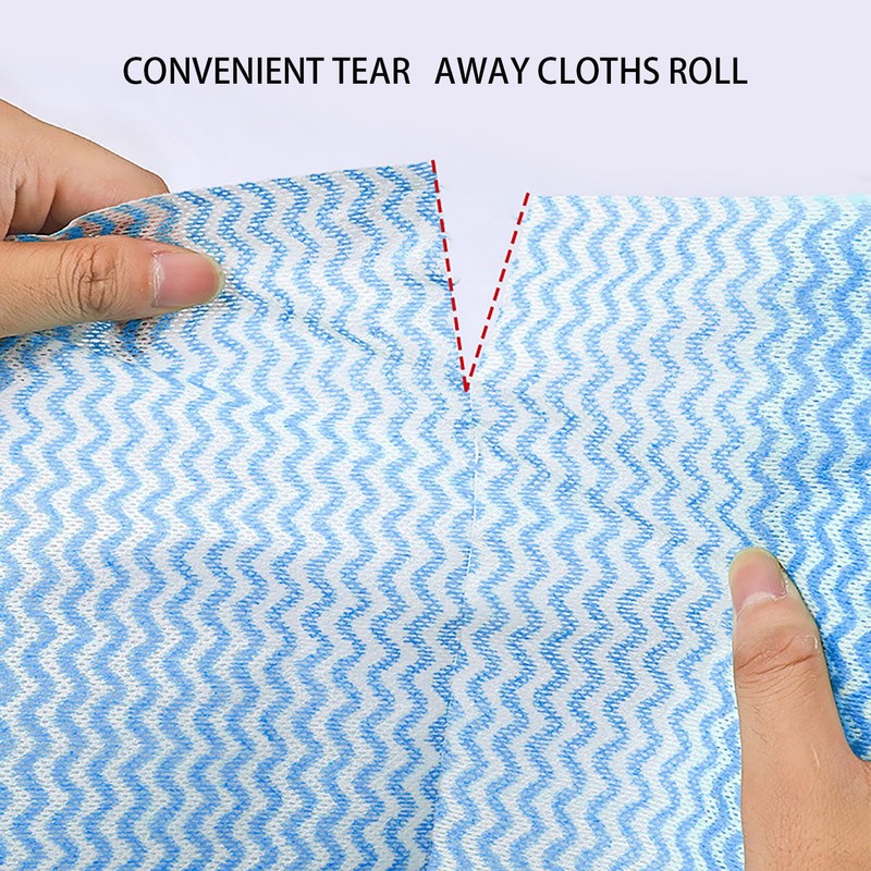 Faliuepe J Cloth Roll Disposable Dish Cloths Roll Heavy Duty