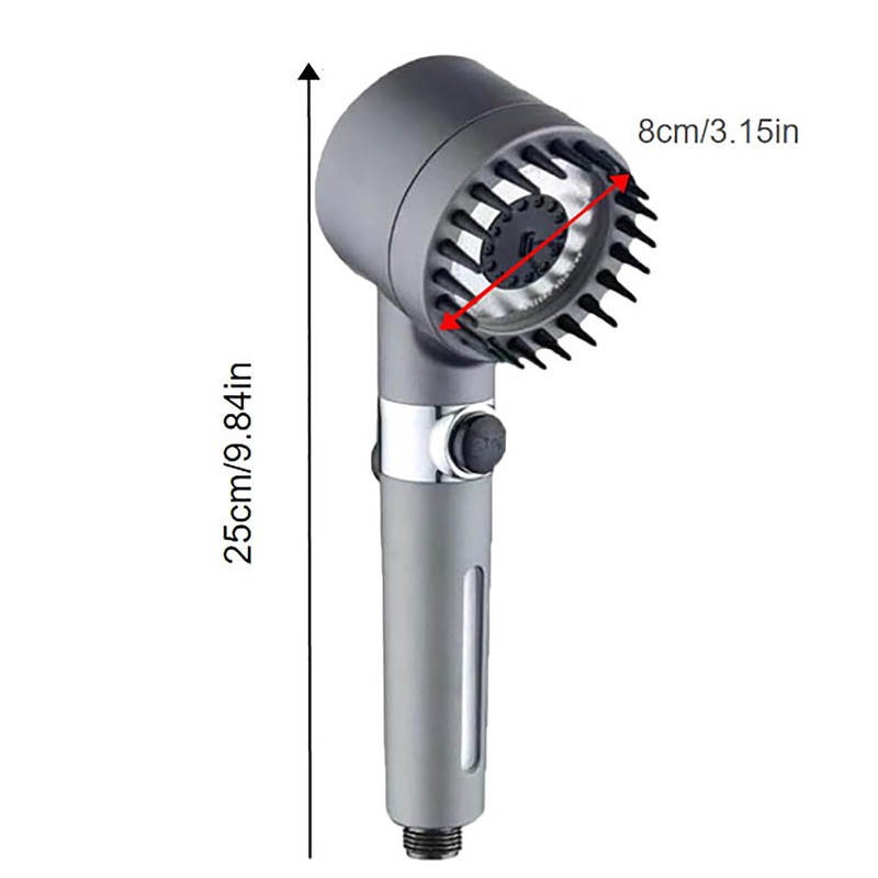 Cowenhey Ion Drops Shower Head, Filtered Shower Head with Massage