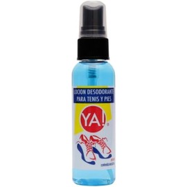 Loción desodorante para Tenis y Pies YA! 60ml Elimina el mal olor en calzado deportivo y calzado de uso rudo sin dejar huella.