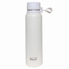IOLOYU Drinking Bottle 1 Litre Thermos Flask Stainless Steel Water Bottle Sports Thermos Flask 1 Litre Stainless Steel Water Bottle Thermal Casual Bottle Leak-Proof Large Insulated Bottle with Carry