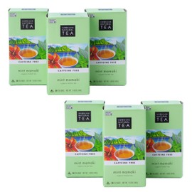 Hawaiian Natural Tea Organic Mamaki Mint Tea Blend - Caffeine Free Herbal Tea - Antioxidant-Rich, Calming, Wellness Tea for Bedtime, Anxiety & Stress - Gift for Tea Lovers - 120 Tea Bags