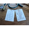 Set of 8 Healthcare, Nursing, Medical Pocket Cards