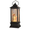 DRomance Snowman Music Snow Globe Lantern with Timer Battery Operated