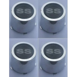 NYRM Chevelle SS Rims Centers Chrome Center Wheel with SS Logo 69-70 Set of 4 NEW