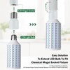 Mogul Socket Extender,Mogul Base E39 Socket Extensions Adapter,Emnooti E39 to