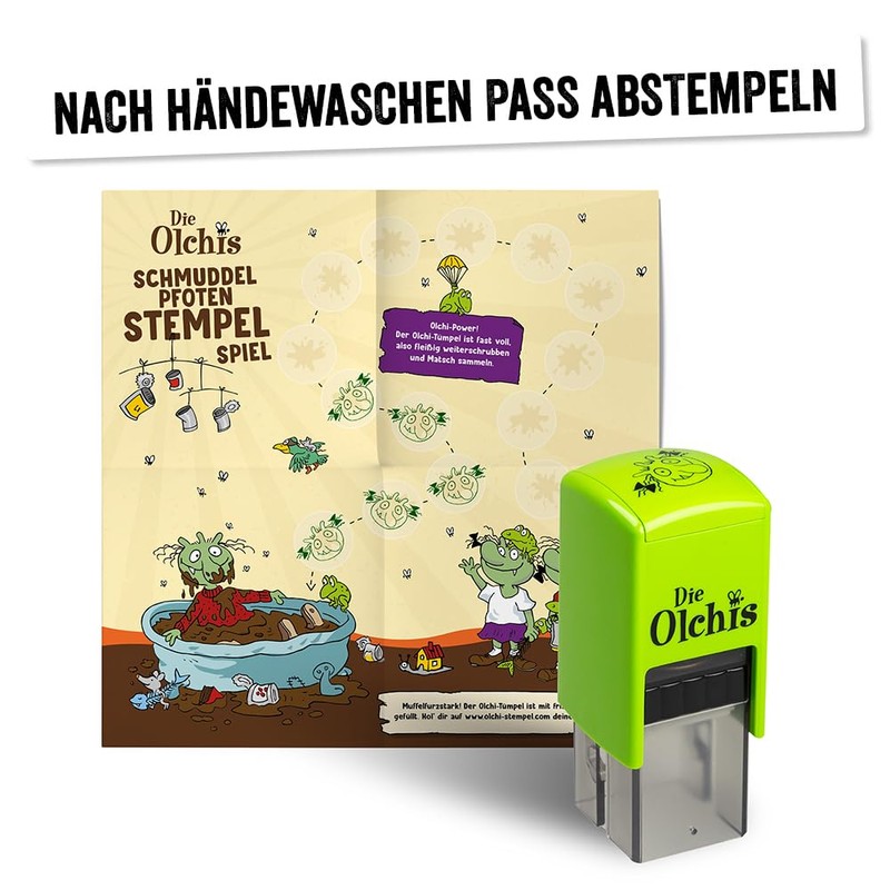 Trodat Olchi Girls Stamp for Children, Stamp Set for Playful