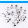 Hejo Pack of 60 Rivet Nuts M6 Rivet Nuts Stainless