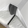 3-in-1 Fitted Sheet Attached Bed Bridge Twin (XL) to King