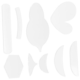 KONTONTY 1 Set Bees Themed Acrylic Quilting Ruler Sewing Templates for Crafting Clothing Projects Durable Flexible Design for DIY Tailoring Embroidery