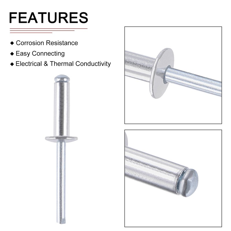 DTGN 6mm x 20mm (DXL) Blind Rivets - 50Pack -