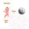 selizo 100pcs Tiny Plastic Mini Babies for Baby Shower Games
