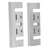 3-1/4 inch 82 mm a pair of HSS carbide planer