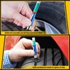 Tellegloww 50 Packs Tire Tread Depth Gauge Color Coded Tyre