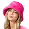 CHOK.LIDS Everyday Winter Fur Bucket Hat Unisex Trendy Soft Fluffy