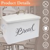 Better Kitchen Products Classic Metal Bread Box with Side Handles,
