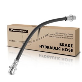 A-Premium Brake Hydraulic Hose Compatible with Select Scion and Toyota Models - xD 2008-2014, 4Runner 1996-2002, Paseo 1992-1999, Prius C 2012-2019, Sequoia 2001-2007, Tacoma, Tercel, Tundra, Yaris
