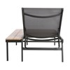 Christopher Knight Home 305145 John Outdoor Mesh and Aluminum Chaise