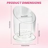 BQAN Acrylic Nail Brush Holder Desk Organizer for Makeup Brush