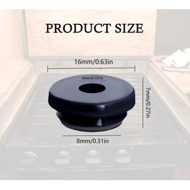 RV Stove Grommets Kit for Magic Chef Stove Grates, RV Stove Rubber Grommets Protect Your Suburban Stove Top From Scratches (8 Pack)