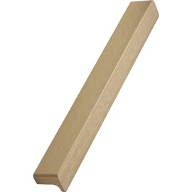 FURNIPART Elan LA160 mm Furniture Handle for Screw-On Cupboard Handle Width 200 mm Brushed Aluminium Brass