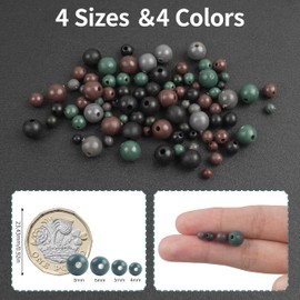 100pcs Carp Fishing Rig Beads Soft Plastic Round Rubber Fishing Bait Egg Lure Rig Beads Tackle Lures Accessories Mixed Color