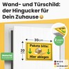 DankeDir! Pakete bitte hier abgen - Sign 30 x 20