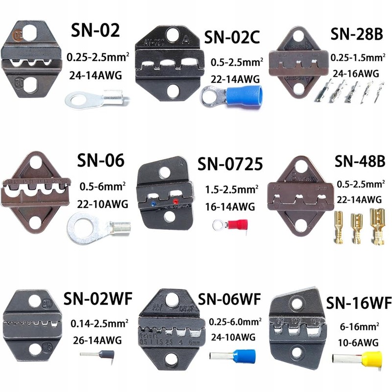 aikoolwer Crimping Tool Ratchet Ratcheting Wire Crimper Open Barrel Wire